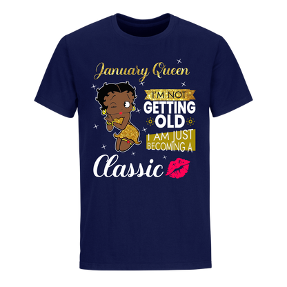 JANUARY BATTY BOOP FIFTEEN GOLDEN UNISEX SHIRT