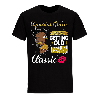 AQUARIUS BATTY BOOP FIFTEEN GOLDEN UNISEX SHIRT