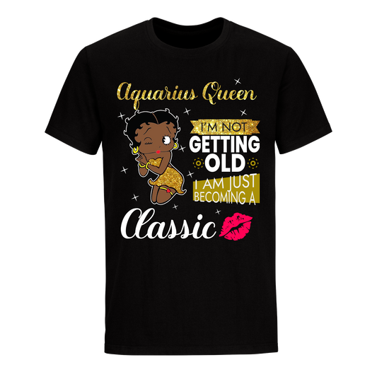 AQUARIUS BATTY BOOP FIFTEEN GOLDEN UNISEX SHIRT