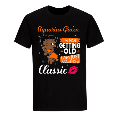 AQUARIUS BATTY BOOP FIFTEEN ORANGE UNISEX SHIRT