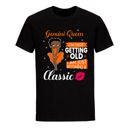 GEMINI BATTY BOOP SIXTEEN ORANGE UNISEX SHIRT