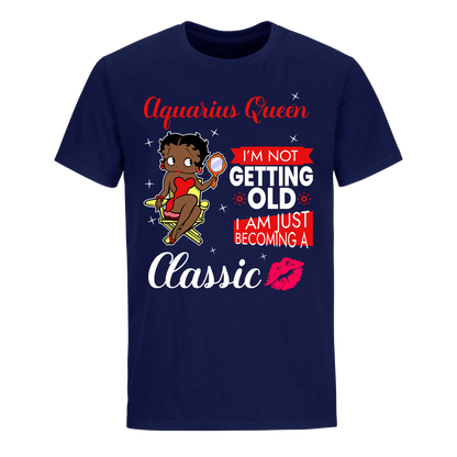 AQUARIUS BATTY BOOP TWO RED UNISEX SHIRT