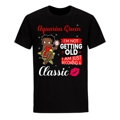 AQUARIUS BATTY BOOP TWO RED UNISEX SHIRT