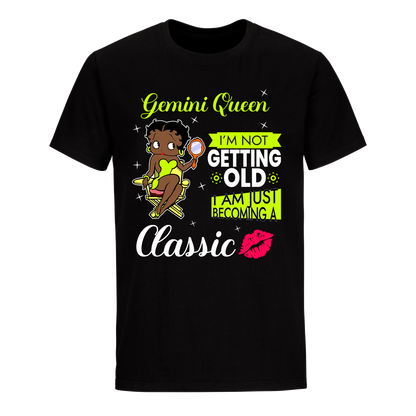 GEMINI BATTY BOOP TWO GREEN UNISEX SHIRT