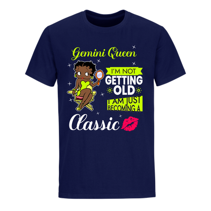 GEMINI BATTY BOOP TWO GREEN UNISEX SHIRT