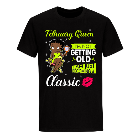 FEBRUARY BATTY BOOP TWO GREEN UNISEX SHIRT