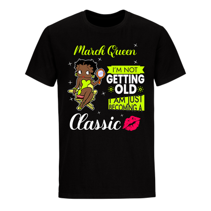 MARCH BATTY BOOP TWO GREEN UNISEX SHIRT