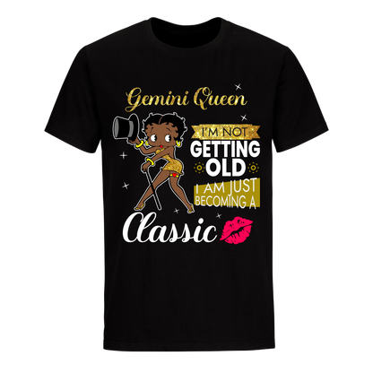 GEMINI BATTY BOOP THREE GOLDEN UNISEX SHIRT