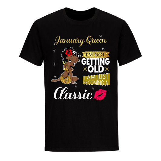 JANUARY BATTY BOOP FOUR GOLDEN UNISEX SHIRT