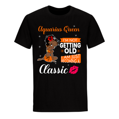 AQUARIUS BATTY BOOP FOUR ORANGE UNISEX SHIRT