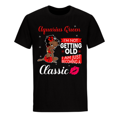 AQUARIUS BATTY BOOP FOUR RED UNISEX SHIRT