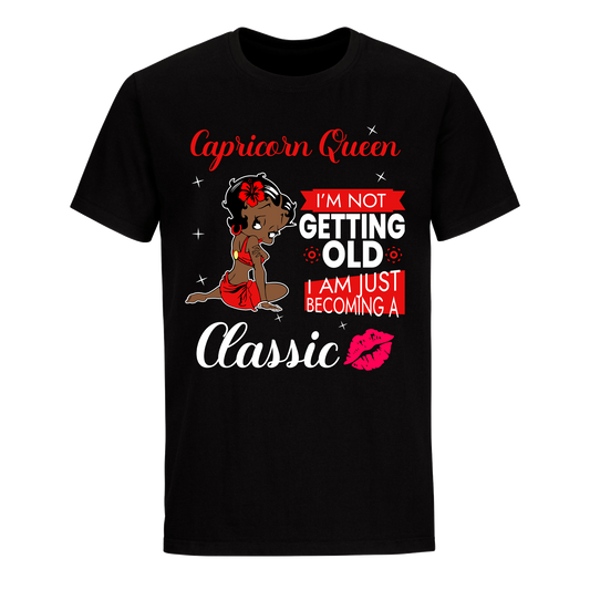 CAPRICORN BATTY BOOP FOUR RED UNISEX SHIRT