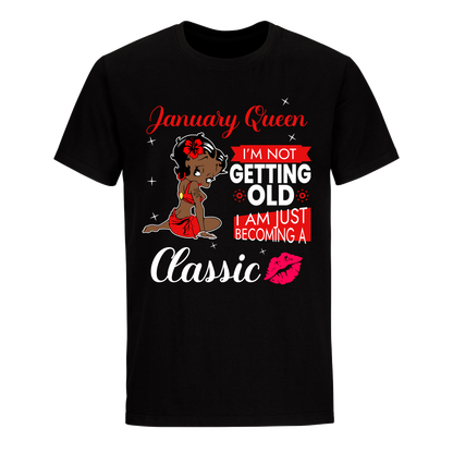 JANUARY BATTY BOOP FOUR RED UNISEX SHIRT