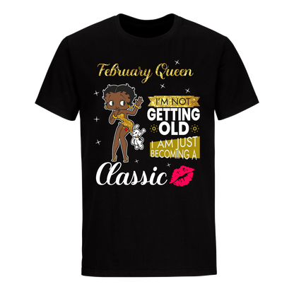 FEBRUARY BATTY BOOP FIVE GOLDEN UNISEX SHIRT