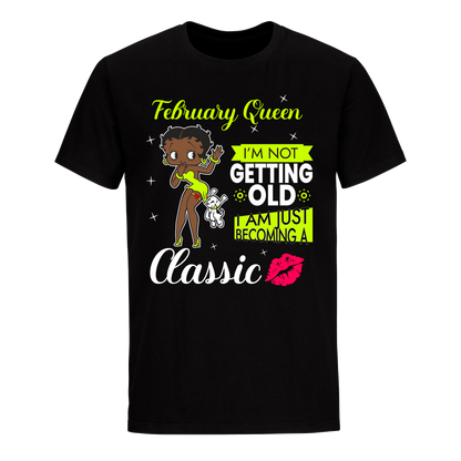 FEBRUARY BATTY BOOP FIVE GREEN UNISEX SHIRT