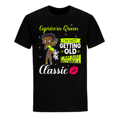 CAPRICORN BATTY BOOP FIVE GREEN UNISEX SHIRT