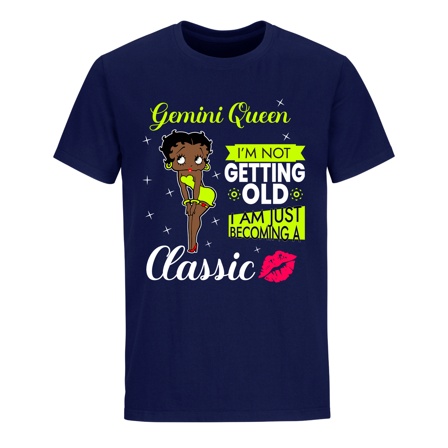 GEMINI BATTY BOOP SIX GREEN UNISEX SHIRT