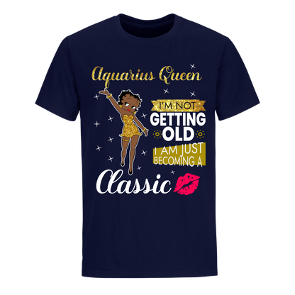 AQUARIUS BATTY BOOP SEVEN GOLDEN UNISEX SHIRT