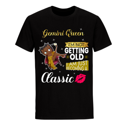 GEMINI BATTY BOOP EIGHT GOLDEN UNISEX SHIRT