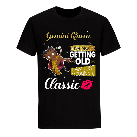 GEMINI BATTY BOOP EIGHT GOLDEN UNISEX SHIRT