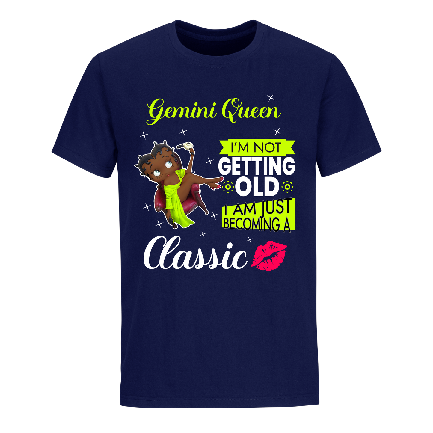 GEMINI BATTY BOOP EIGHT GREEN UNISEX SHIRT