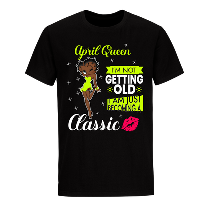 APRIL BATTY BOOP NINE GREEN UNISEX SHIRT