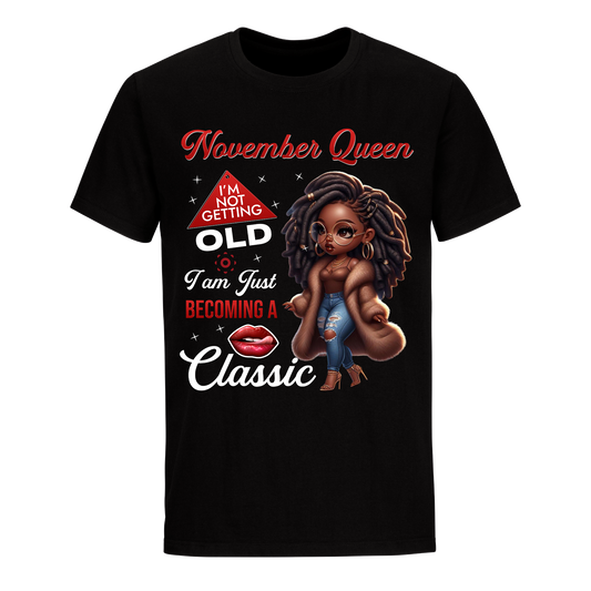 CLASSIC GIRL NOVEMBER UNISEX SHIRT