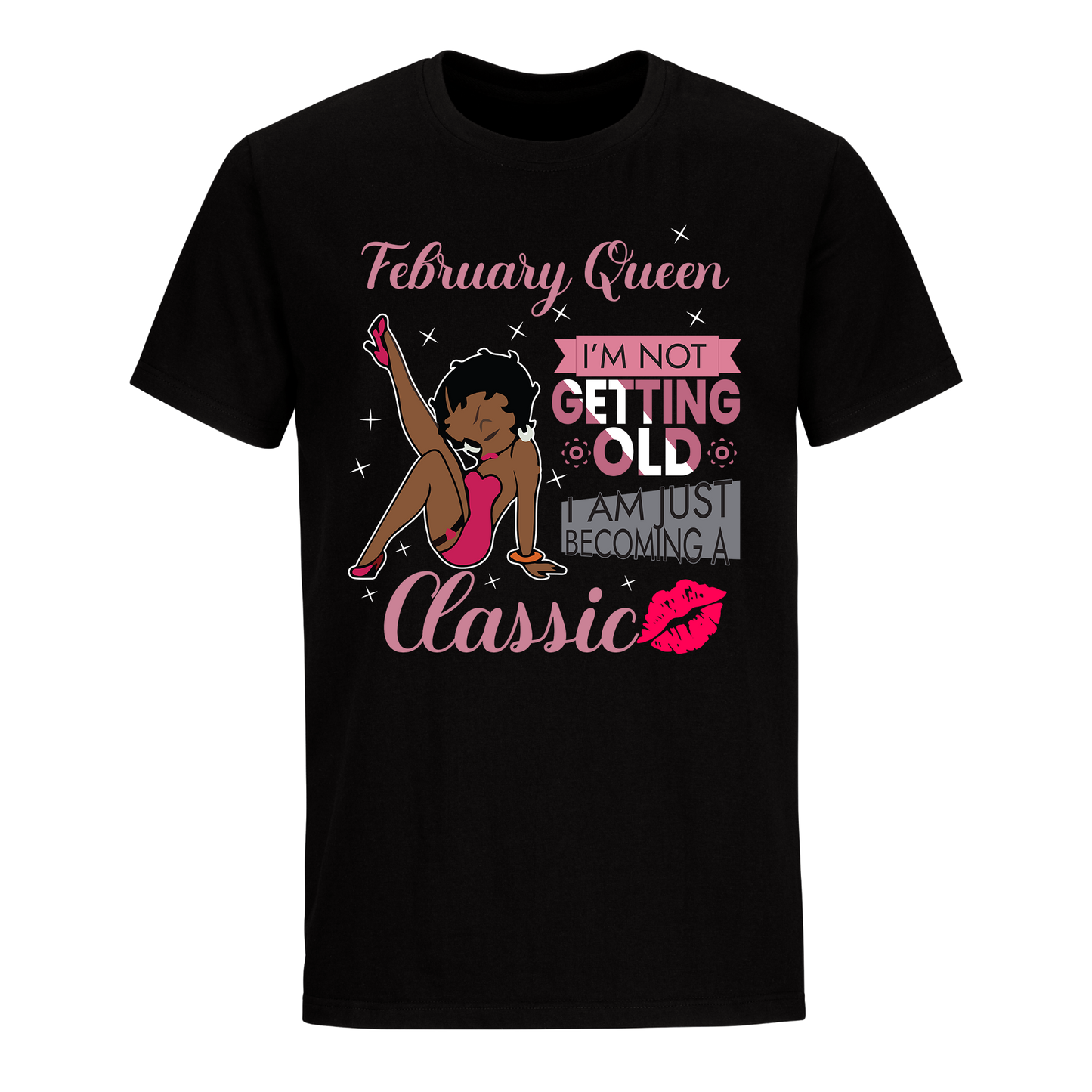 CLASSIC GIRL PINK FEBRUARY UNISEX SHIRT