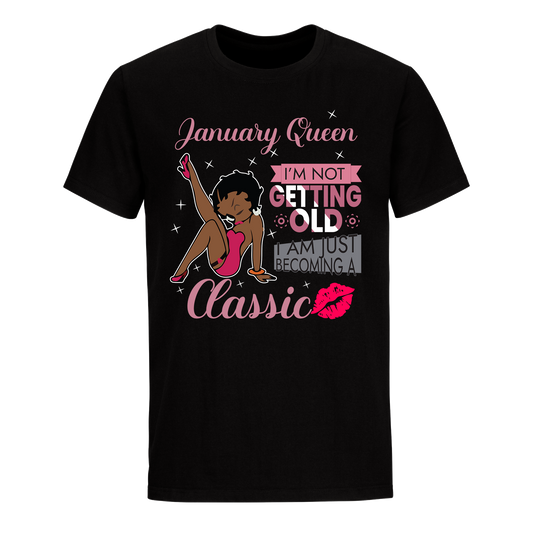 CLASSIC GIRL PINK JANUARY UNISEX SHIRT