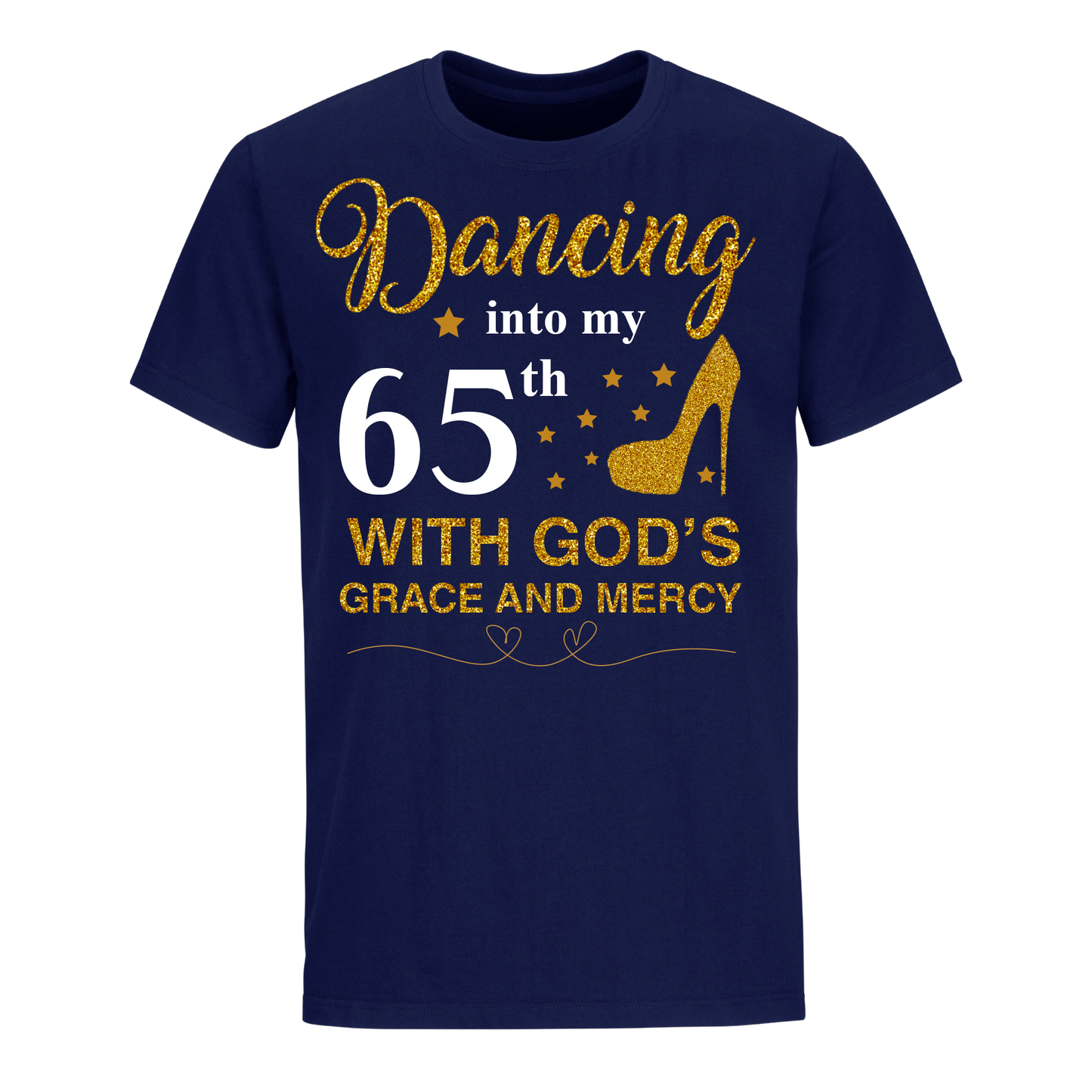 DANCING INTO MY 65TH UNISEX SHIRT