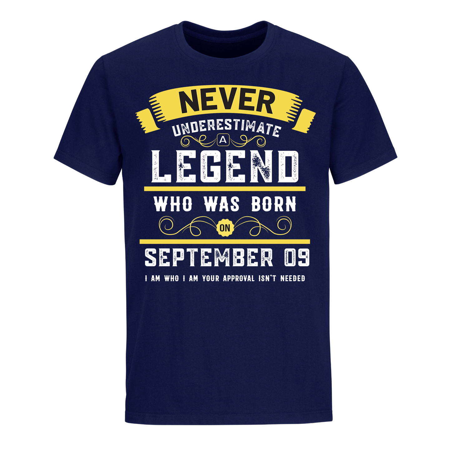 SEPTEMBER 09 LEGEND UNISEX SHIRT