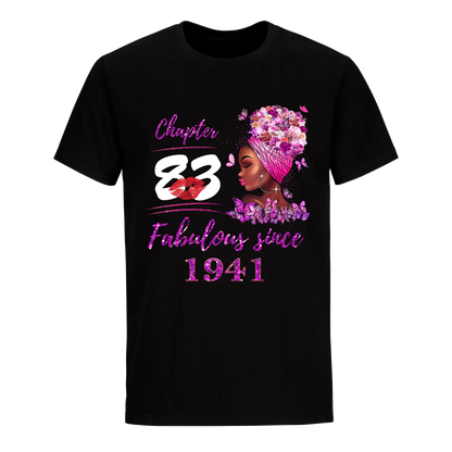 CHAPTER 83RD FABULOUS GIRL SINCE 1941 UNISEX SHIRT