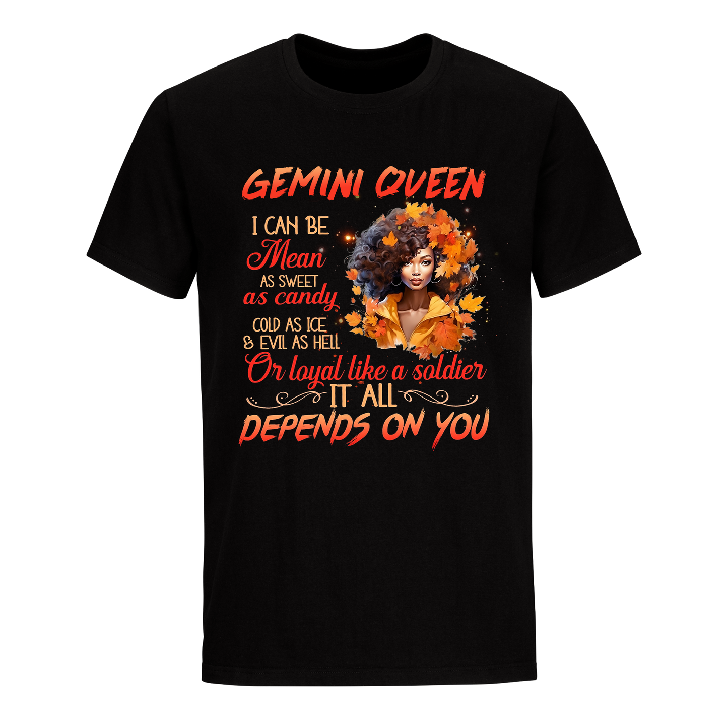 GEMINI GIRL STAR UNISEX SHIRT