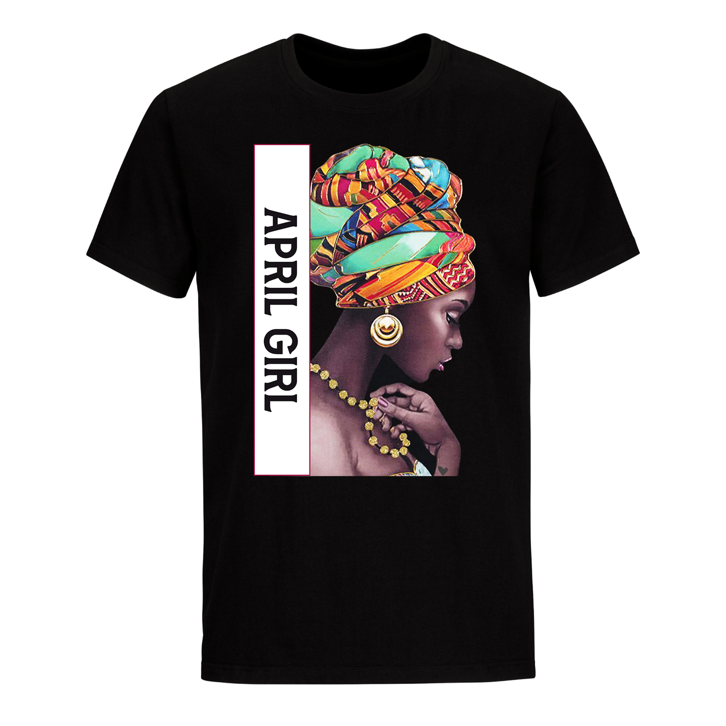 GIRL VECTOR APRIL UNISEX SHIRT