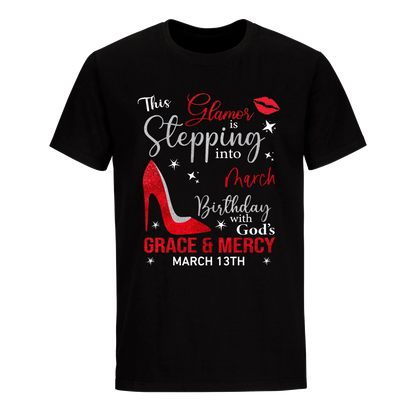 GLAMOUR MARCH 13TH UNISEX SHIRT