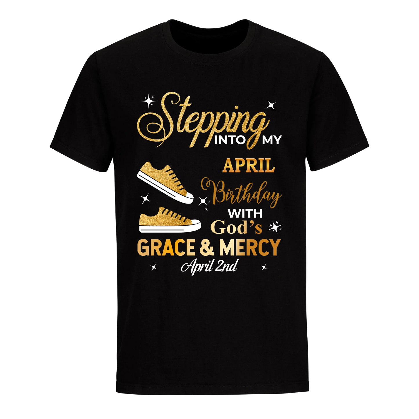 GODS GRACE APRIL 2ND UNISEX SHIRT