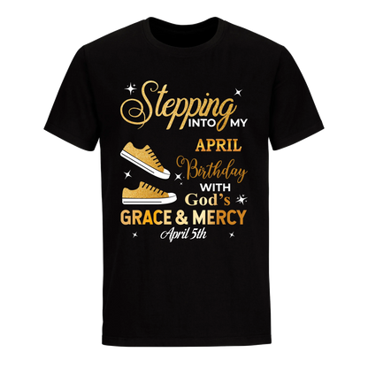 GODS GRACE APRIL 5TH UNISEX SHIRT