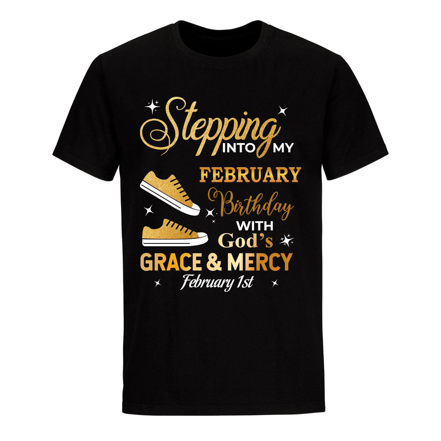 GODS GRACE FEBRUARY 1ST UNISEX SHIRT