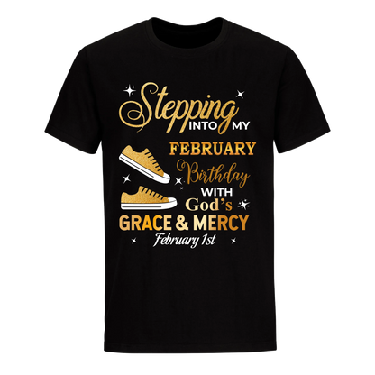 GODS GRACE FEBRUARY 1ST UNISEX SHIRT