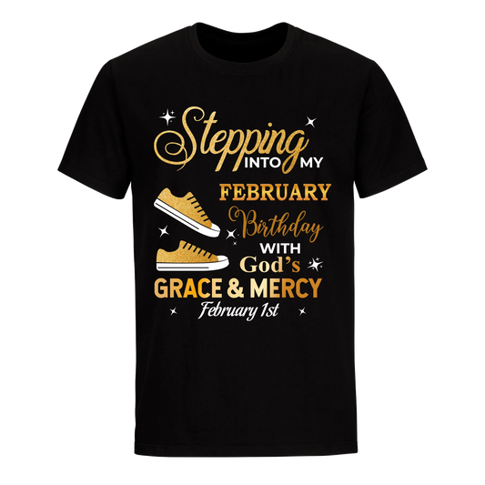 GODS GRACE FEBRUARY 1ST UNISEX SHIRT