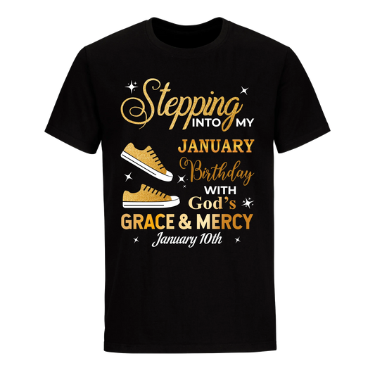 GODS GRACE JANUARY 10TH UNISEX SHIRT