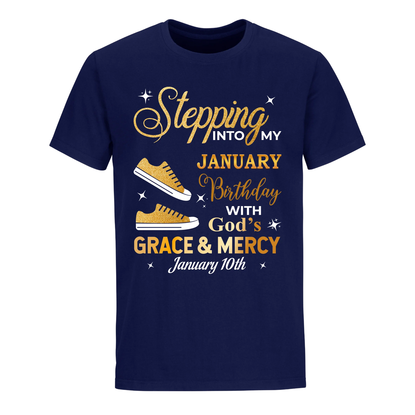 GODS GRACE JANUARY 10TH UNISEX SHIRT