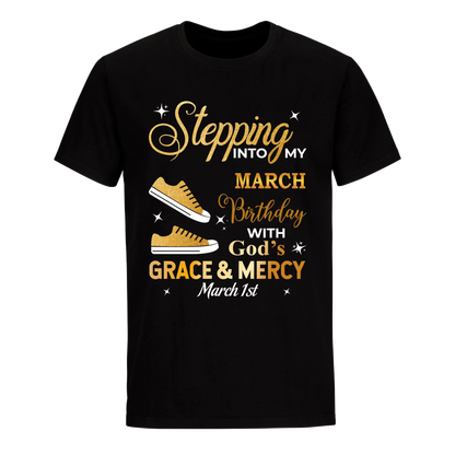 GODS GRACE MARCH 1ST UNISEX SHIRT