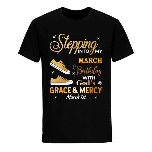 GODS GRACE MARCH 1ST UNISEX SHIRT