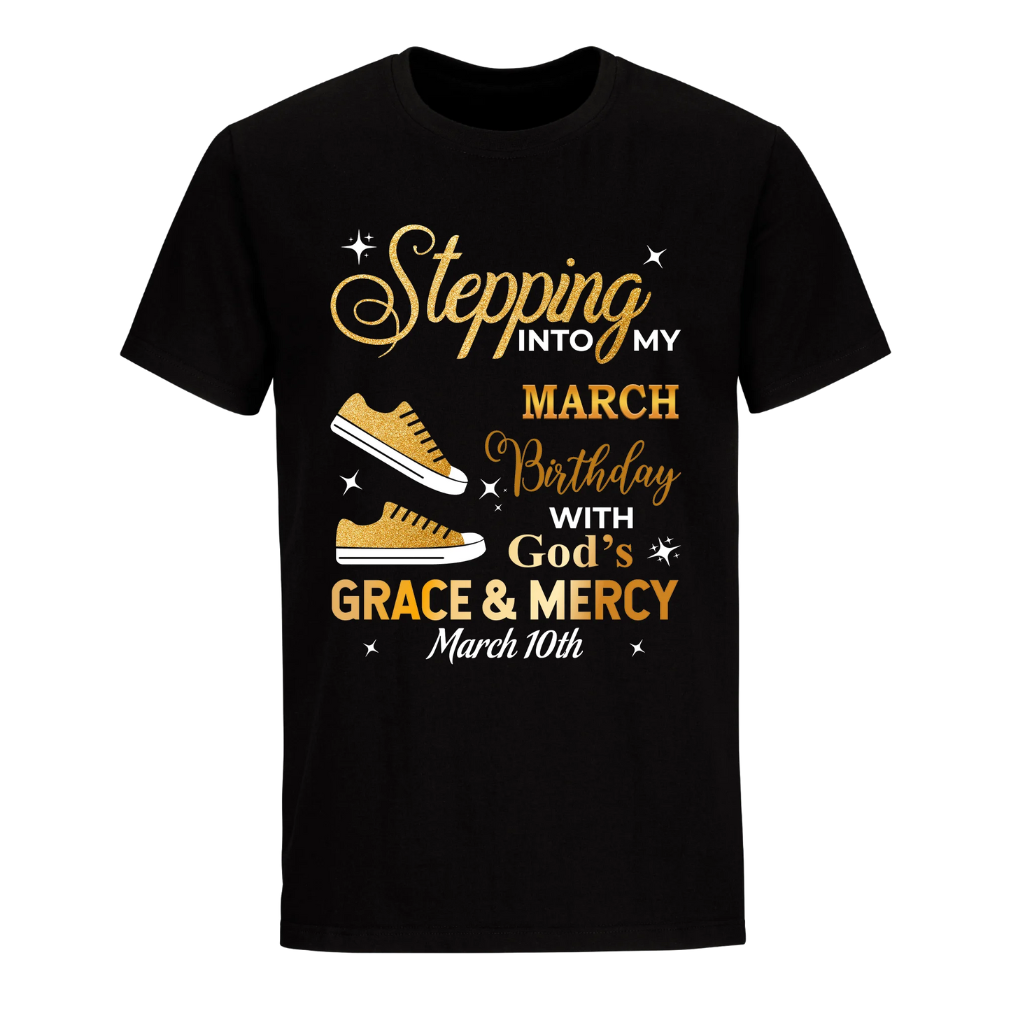 GODS GRACE MARCH 10TH UNISEX SHIRT