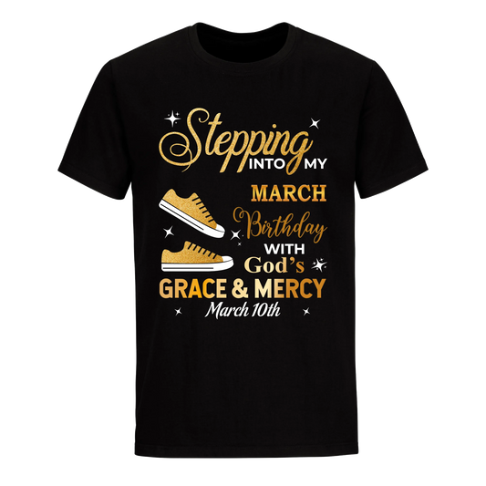 GODS GRACE MARCH 10TH UNISEX SHIRT