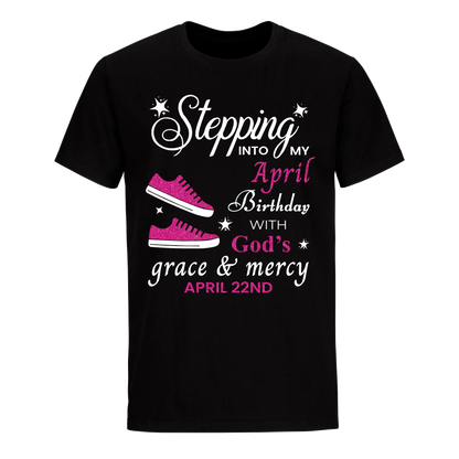 GOD'S GRACE PINK APRIL 22ND UNISEX SHIRT