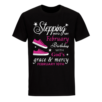 GOD'S GRACE PINK FEBRUARY 10TH UNISEX SHIRT