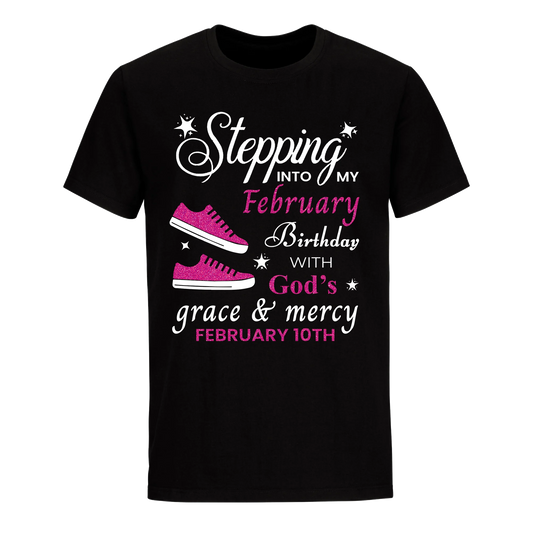 GOD'S GRACE PINK FEBRUARY 10TH UNISEX SHIRT