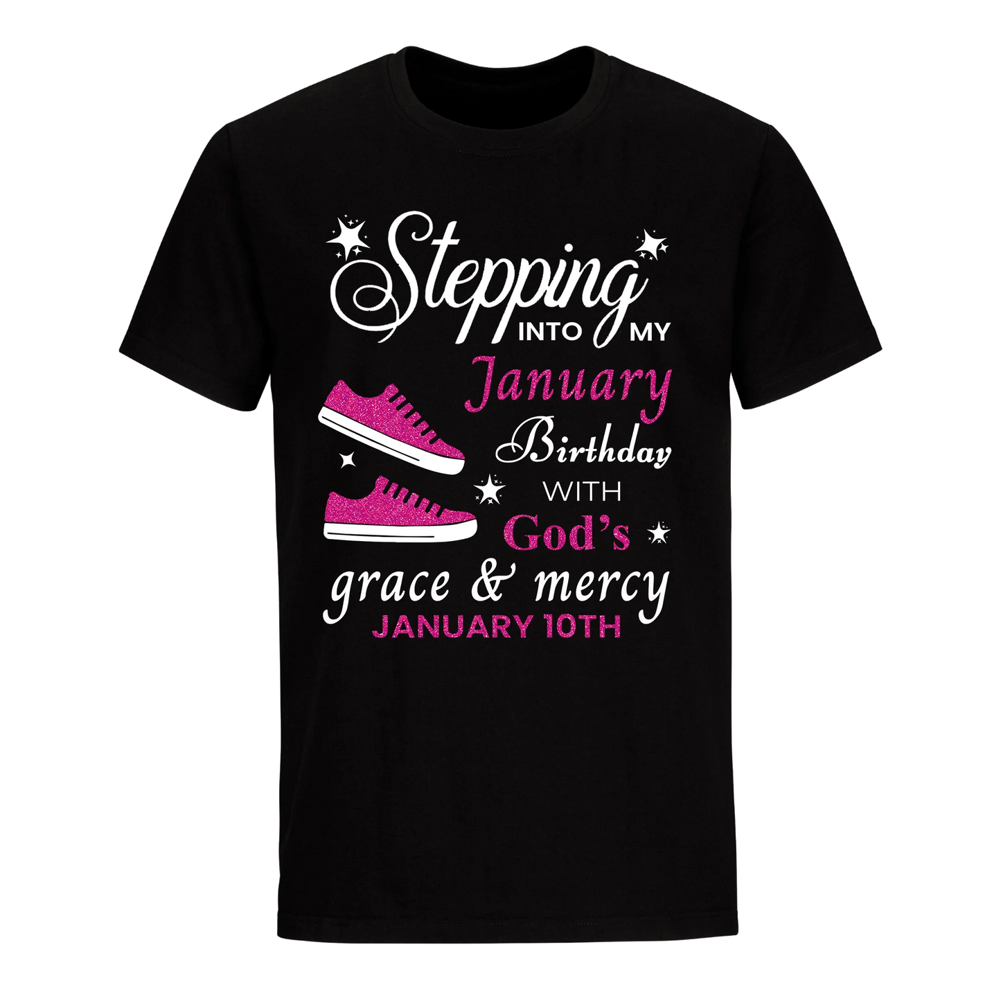 GOD'S GRACE PINK JANUARY 10TH UNISEX SHIRT